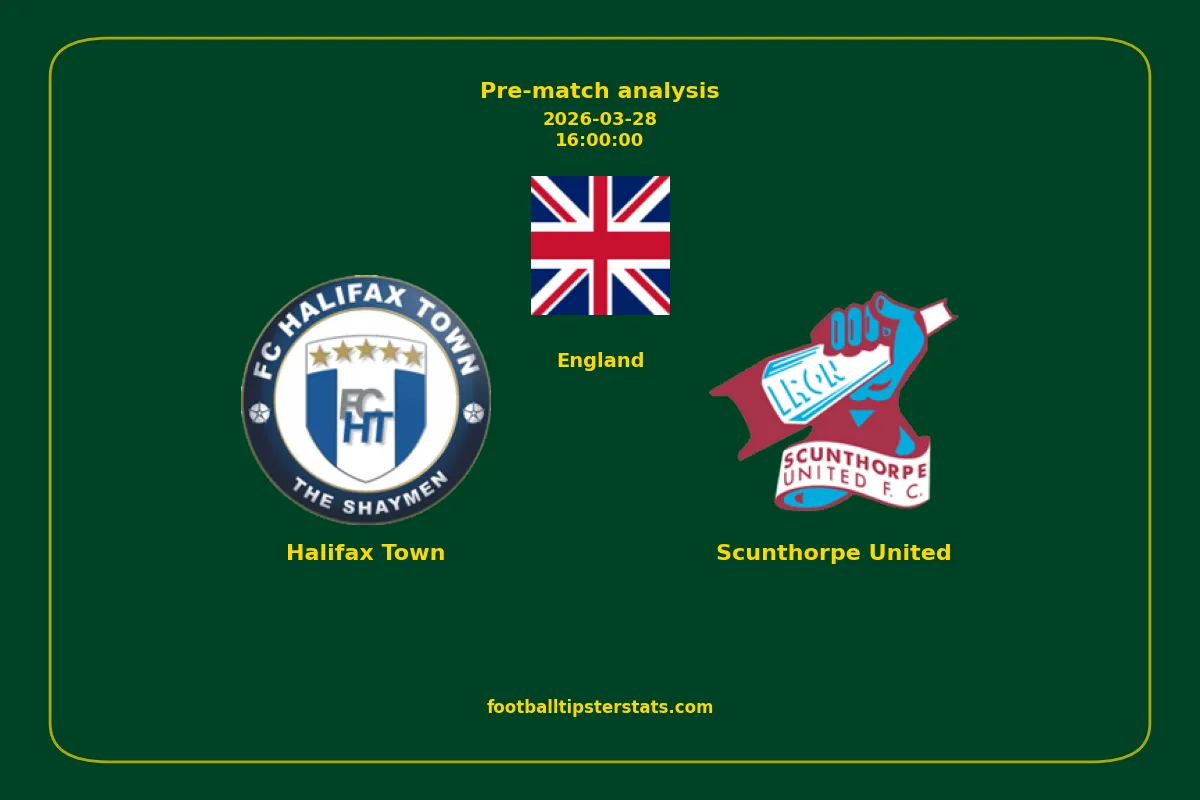 Pre-match analysis: Halifax Town vs Scunthorpe United on 2026-03-28